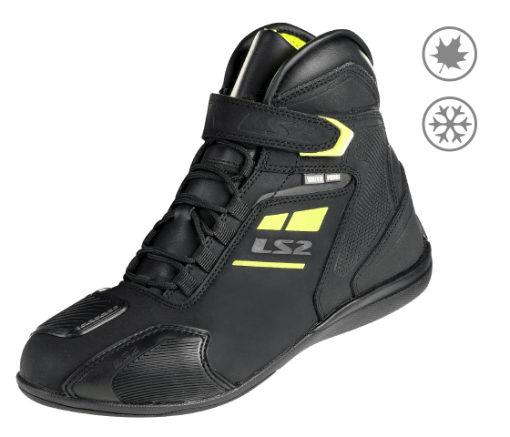 LS2 Garra WP Black/H-V Yellow MAN